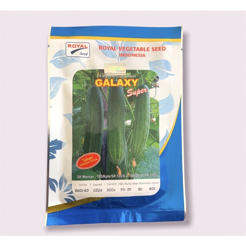 Benih Timun Super GALAXY f1 (800butir)