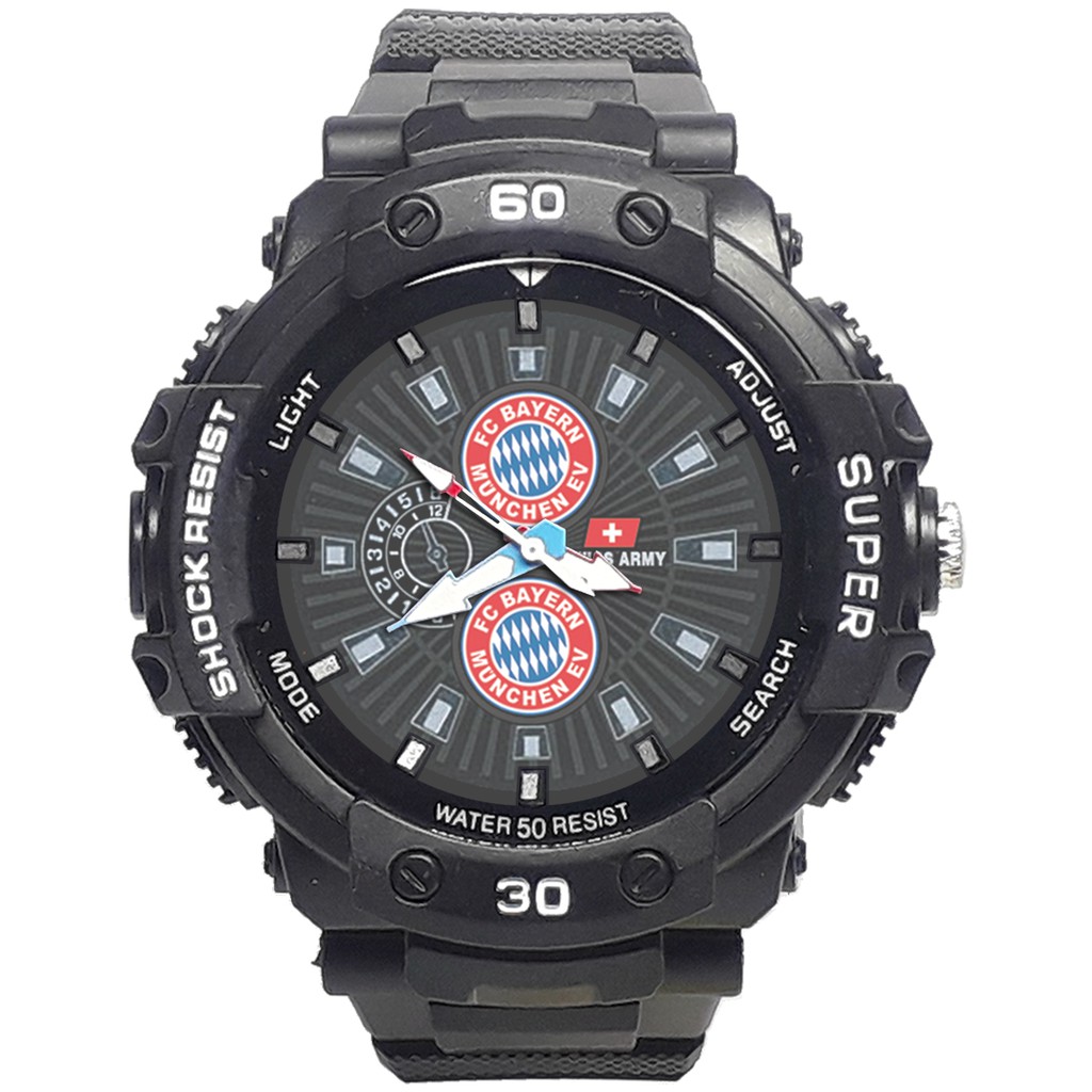 Jam Tangan  FC BAYERN MUNCHEN SPORT Bagus