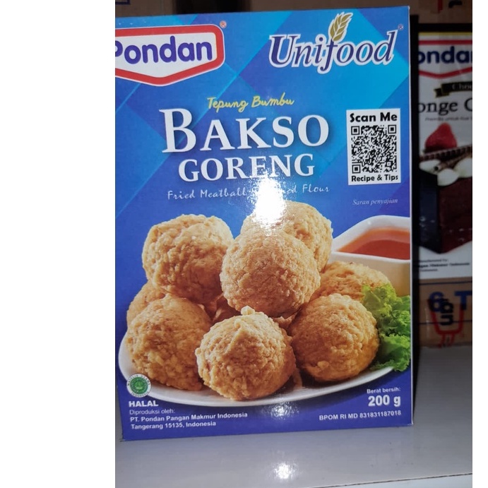 

Pondan Unifood Tepung Bakso Goreng 200g premix instan