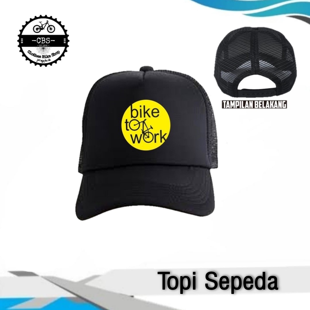 Topi Sepeda topi harian pria wanita
