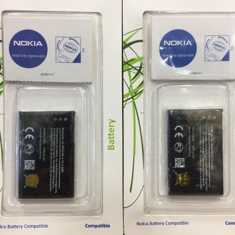 Baterai Ori 99% Nokia BL-4C Nokia batre Batere Batrei Battery