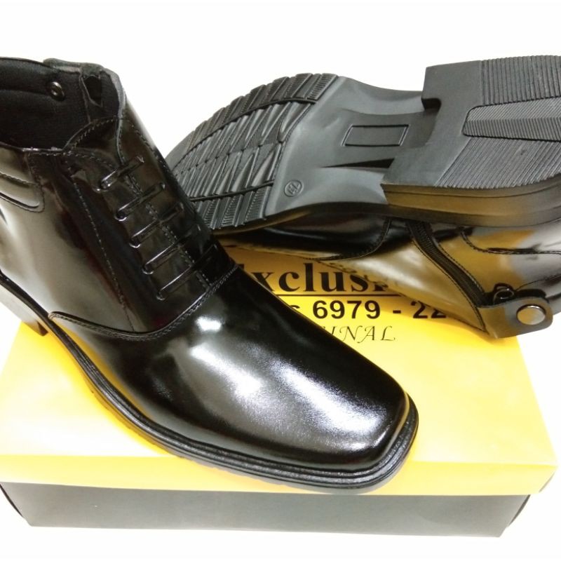 Sepatu pdh dinas pria exclusive kulit asli ambon