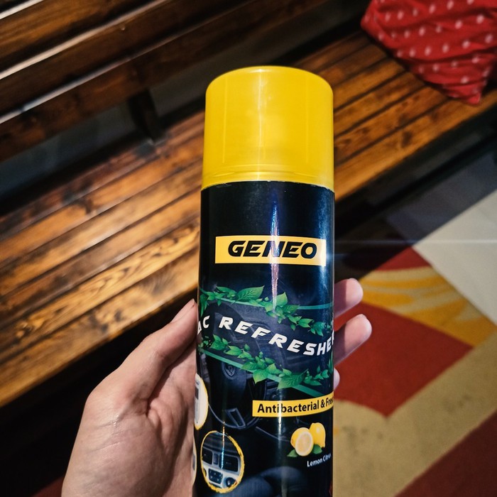 AC REFRESHER GENIO CLEANER PEMBERSIH AC MOBIL DAN RUMAH PENGHARUM RUANGAN VENTILASI WANGI