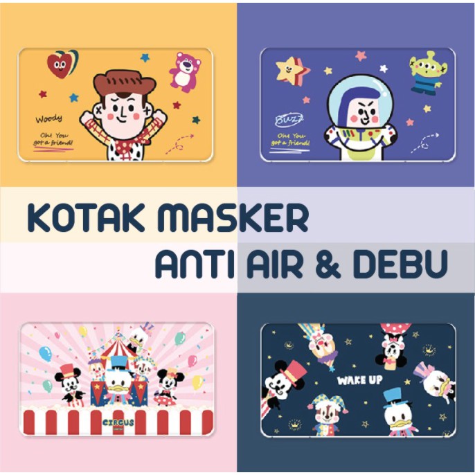 Kotak Masker Portable Higenis Pas Makan / Lepas Masker waktu Kerja / Sekolah NEW NORMAL