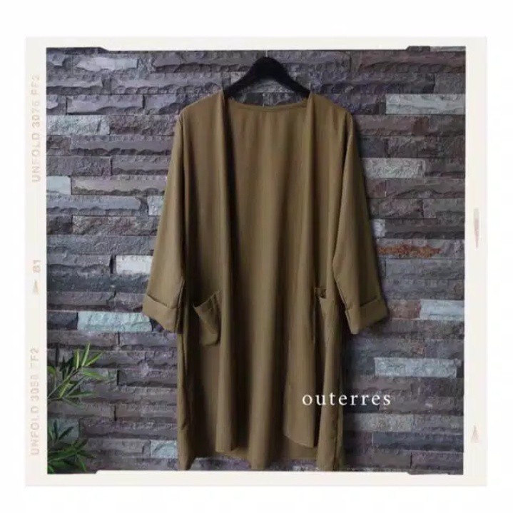 Baju Atasan ALIYA SAKU Outer Cardigan