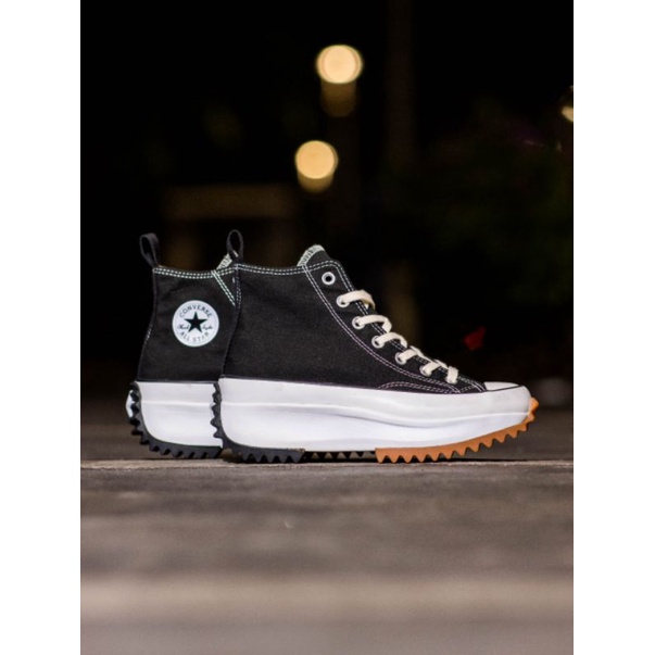 Converse Run Star Hike Lugged High Black White