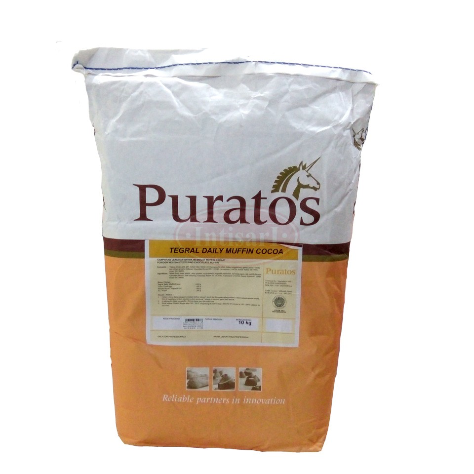 

Tegral Daily Muffin Cocoa 10 Kg/Tepung Siap Pakai/Tepung Cupcake/ Puratos