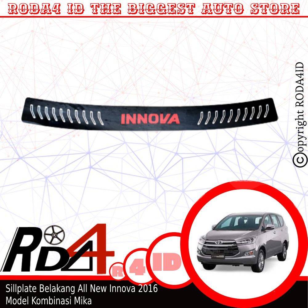 Sillplate Belakang Rear Door All New Innova 2016 Mika Akrelik Hitam