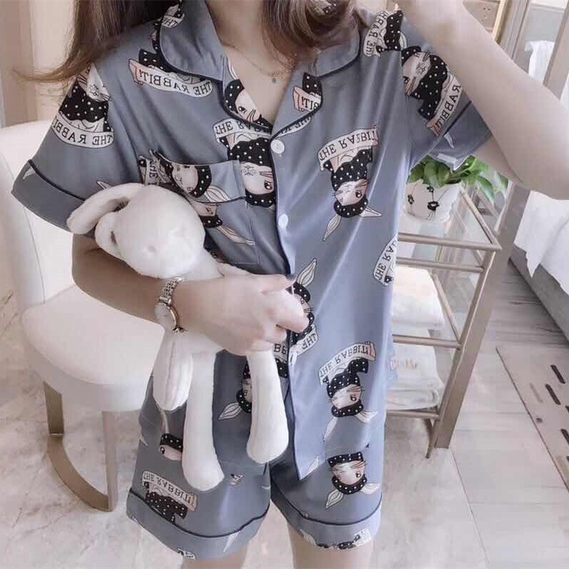 Baju tidur / piyama / sleepwear wanita bahan import murah BTB020-1