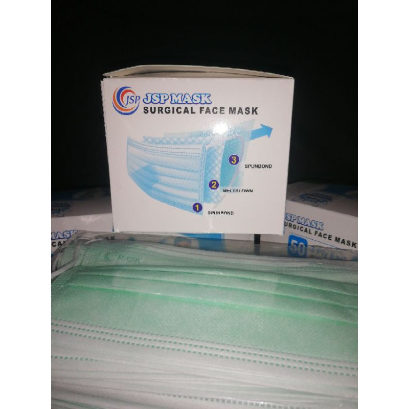 Masker medis bedah JSP Mask surgical 3ply premium