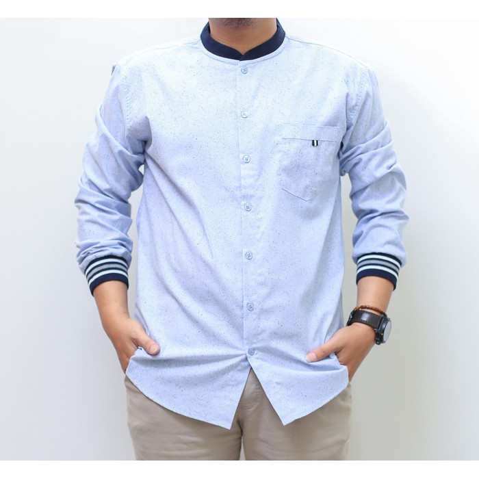 Kemeja Pria | Sidney | Cotton Inch - Biru Muda- L