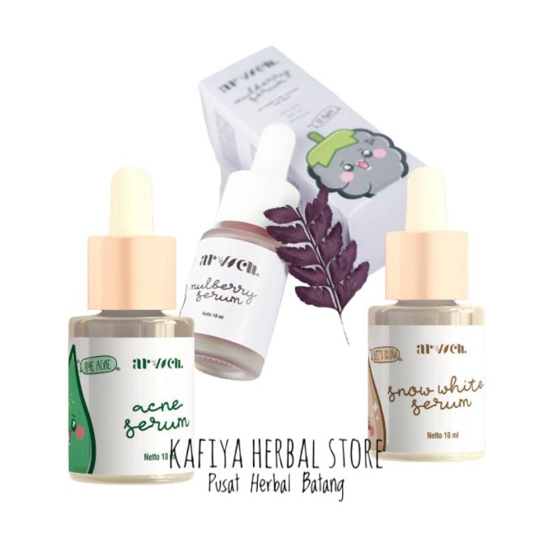SERUM WAJAH ARVVEN / SNOW WHITE SERUM / ACNE SERUM / MULBERRY SERUM