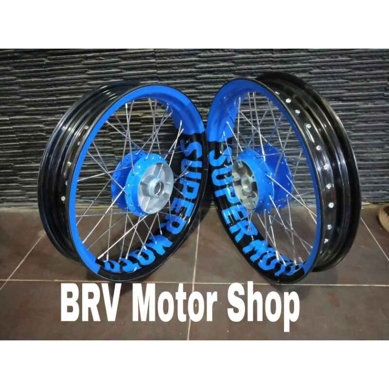 Sepaket Velg Jari Vixion Old - Vixion New Tapak Lebar Ring 17