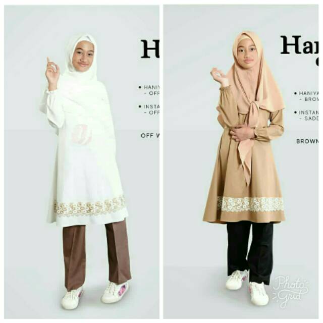 Yasmeera Haniya Teen tunik remaja tunik cantik Tunik renda Tunik lebaran