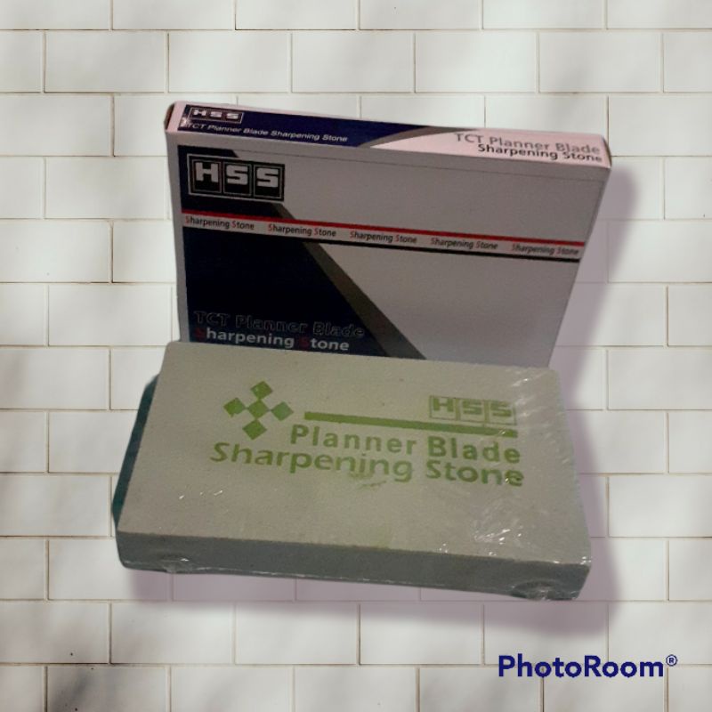 Batu Asah Pisau Serut kayu Merk HSS/Batu Asah Besar /Ungkal Hss