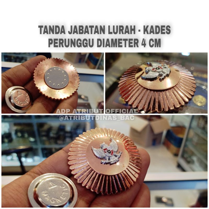 TANDA JABATAN LURAH KADES PERUNGGU KECIL MAGNET