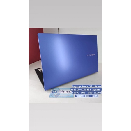 Laptop Asus VivoBook M413IA-VIPS353 Ryzen 3 4300U 8GB -SSD 512GB -WIN10+OHS -BLUE