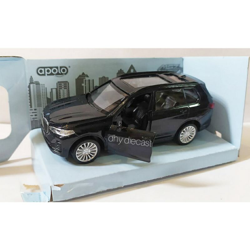 Apolo MSZ Diecast Mobil 2019 BMW X7 Miniatur Pajangan Dasbor Mainan Koleksi