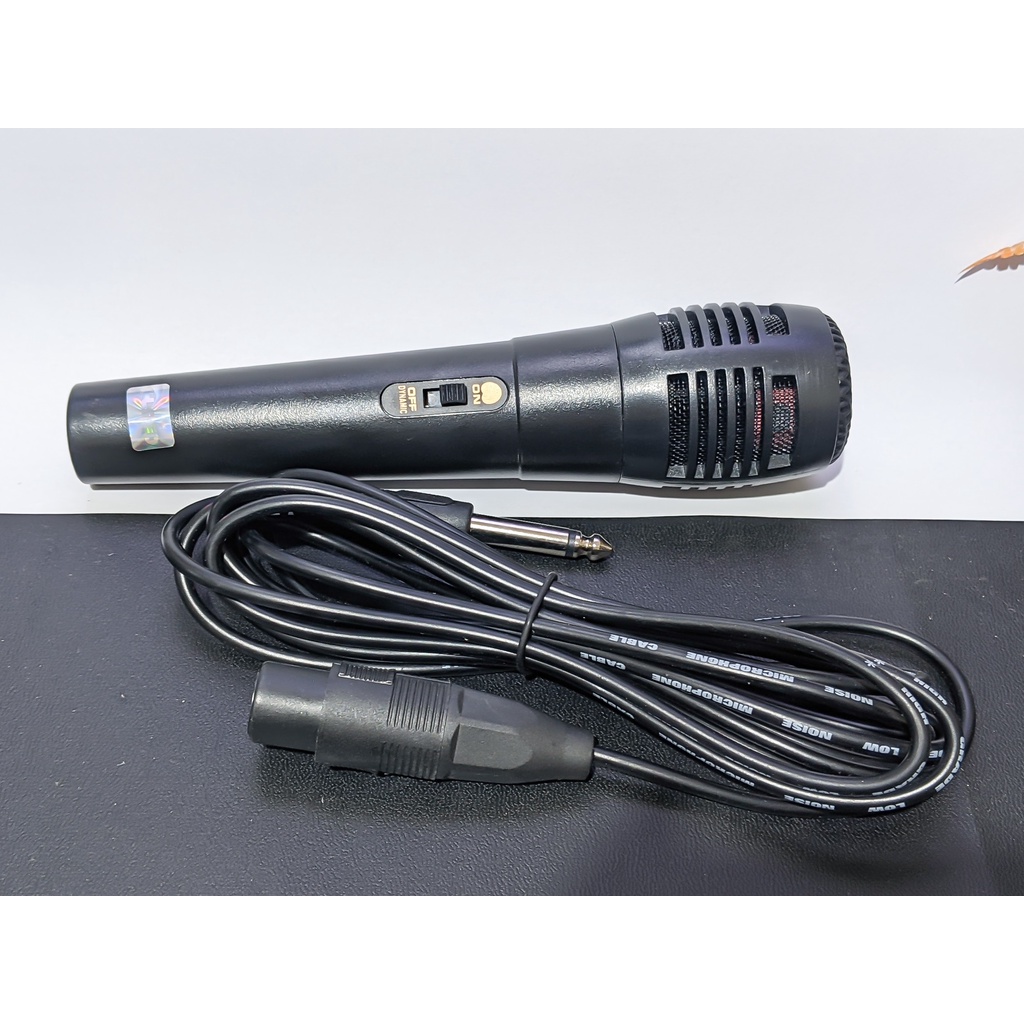 Mic Dynamic Microphone Professioanl Karaoke Fleco F-317 New F 317 Murah Berkualitas Panjang Kabel hingga 2.5 meter Jernih dan Ngebass