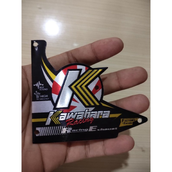 Emblem Knalpot Racing Merek Kawahara