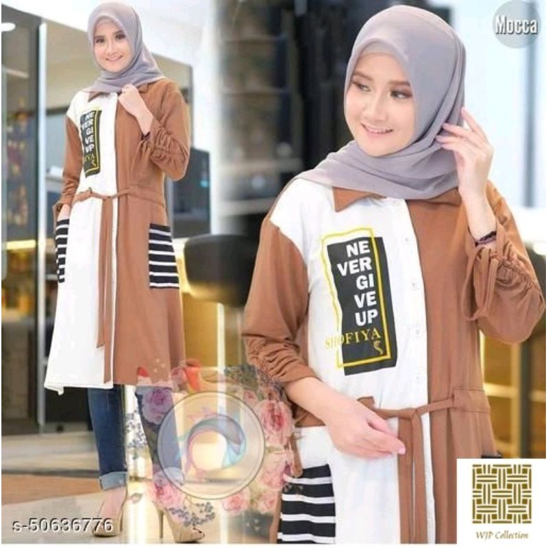 Tunik Hoodie Wanita JK