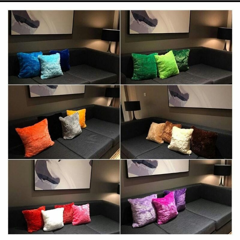 Sarung Bantal Bulu Sarung Bantal Sofa / Kursi TERMURAH