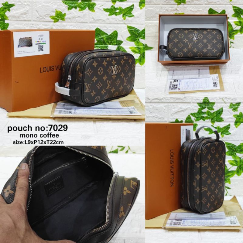 Pouch Leather Quality 663307/ Tas tangan Pria