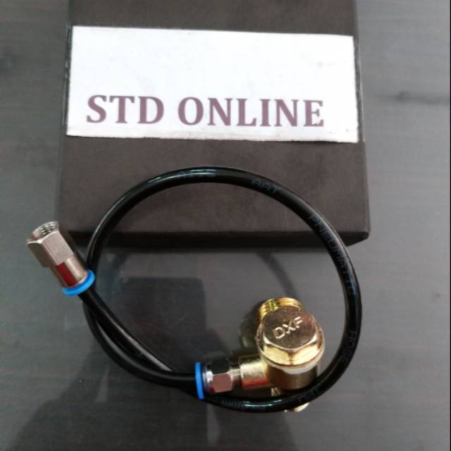 Check valve with selang pu kompresor valve chek kompresor otomatis