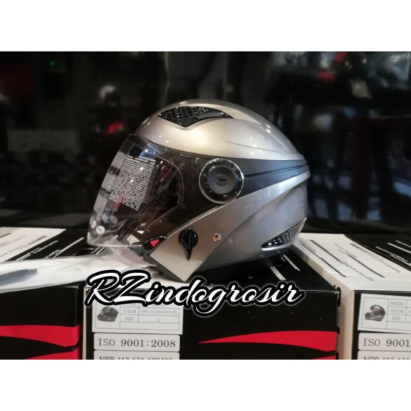 Helm Zeus ZS610 ZS 610 ZS-610 Dark Silver