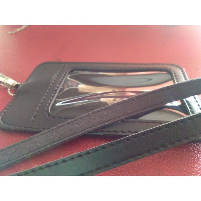 

Sale Id Card Holder Kulit 2 Sisi Tali 1Cm Berkualitas