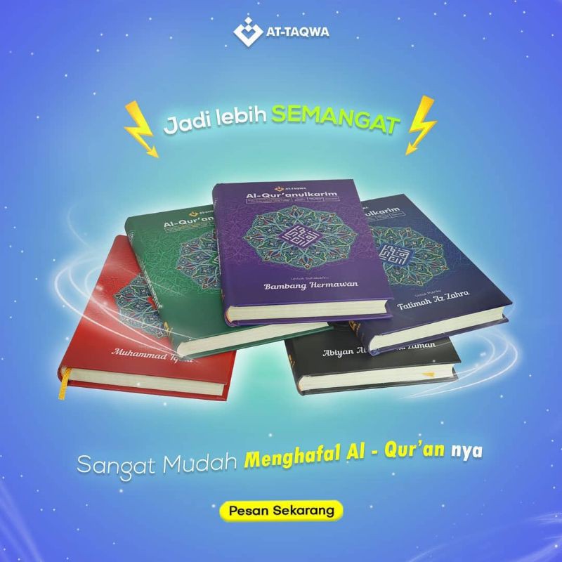 At-Taqwa Al-Qur'an Luxury Custom Nama A4