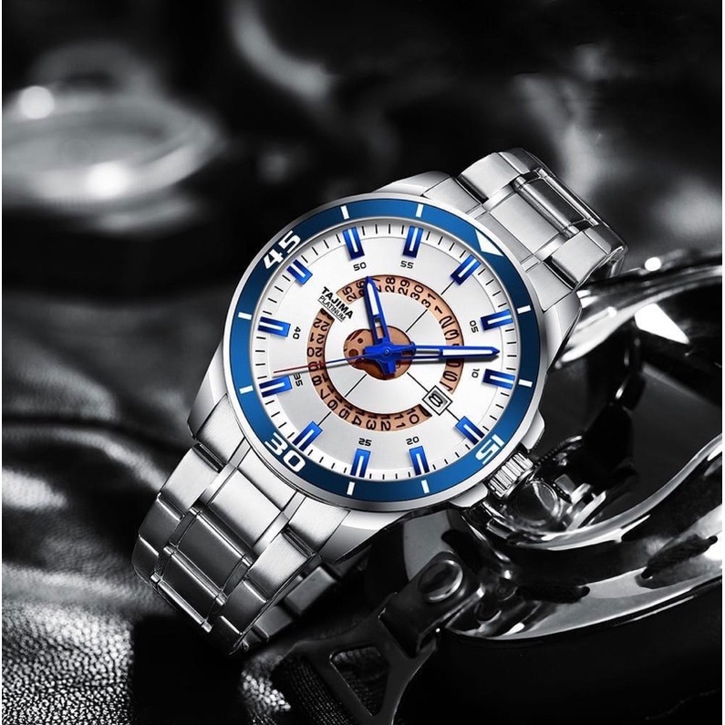 jam tangan rante original cowo tajima