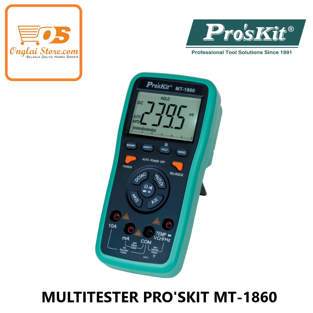 MULTITESTER PRO'SKIT MT-1860 ORIGINAL (HARGA SPESIAL)