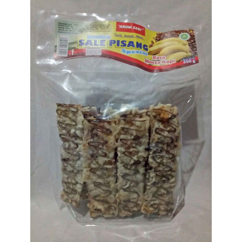 

Cemilan Sale Pisang Rasa Mocca Kopi