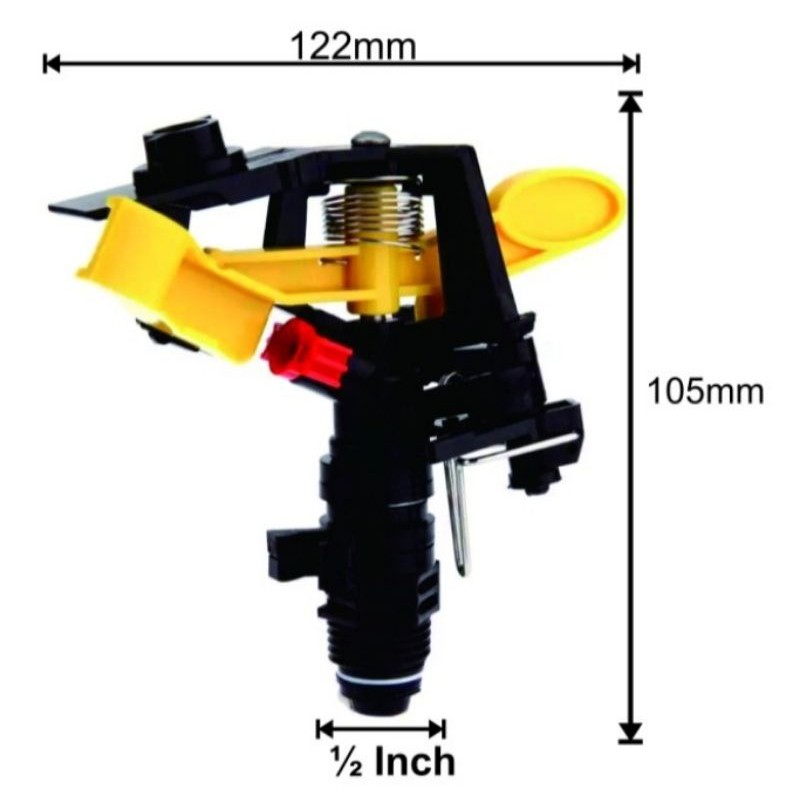 Impact Sprinkler taman drat 1/2 / sprinkler / Sprinkler taman