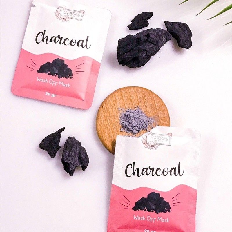 Noera Wash Off Mask Charcoal Masker Organik BPOM