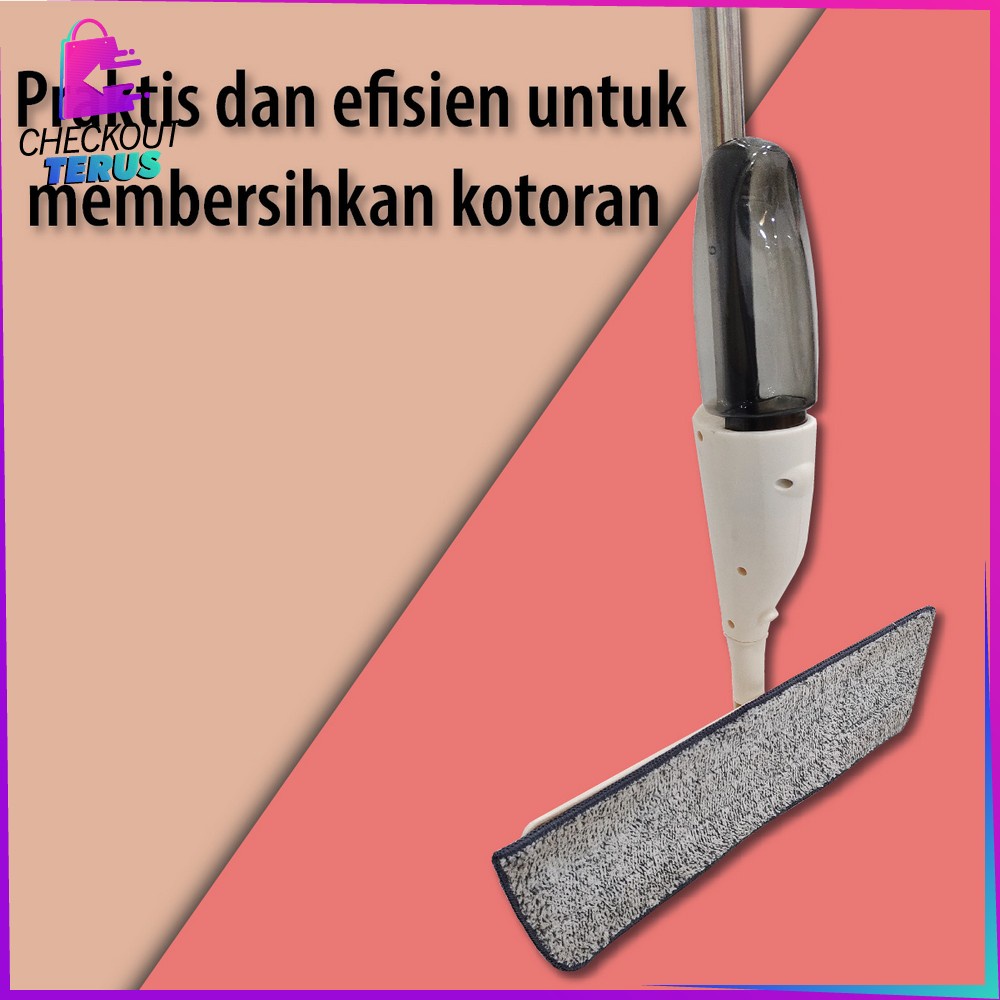 CT C525 Pel Lantai Semprot Otomatis Tanpa Ember Serbaguna Praktis  Alat Pel Lantai Automatic Water Spray Mop