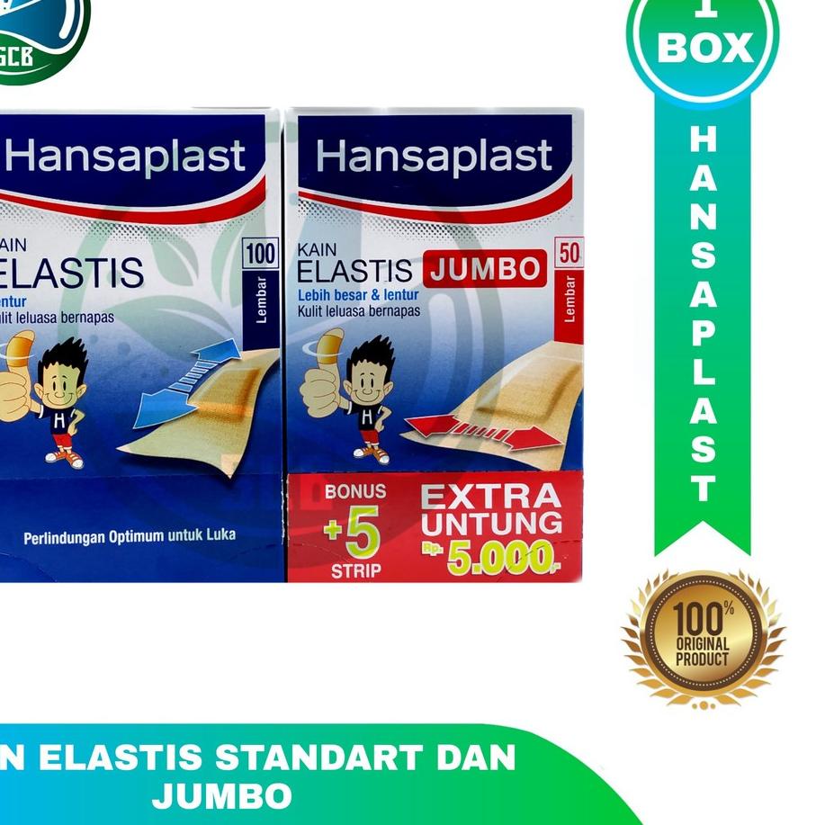 ✈ Hansaplast Kain Elastis Standart Isi 100 & Jumbo Isi 50 ♠