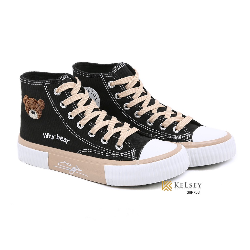 Kelsey Sepatu Sneakers Kanvas Wanita / Sepatu Anak Kerja Wanita SHP753