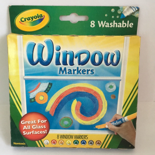 

Crayola Window Markers (8 warna) (Washable)