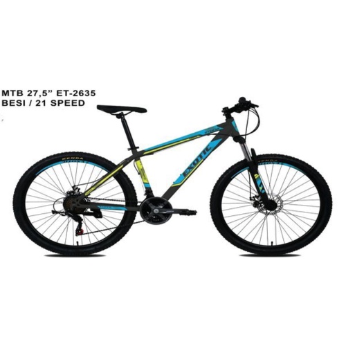 Jual Sepeda Gunung MTB Exotic 2635 ukuran 27.5 Diskon