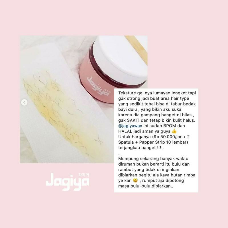 Jagiya Sakura Cherry Blossom Waxing Kit/ Sugar Wax/ Perontok Bulu/ Penghilang Bulu