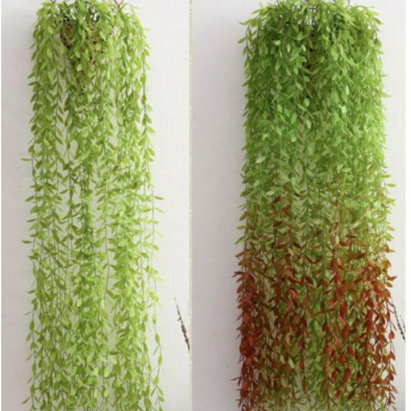 daun juntai lee kwan yew arteficial//daun gantung plastik lee kwan yew