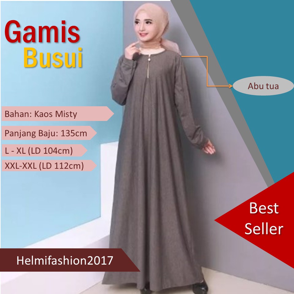  Gamis  busui wanita  terbaru Busana fashion muslimah 