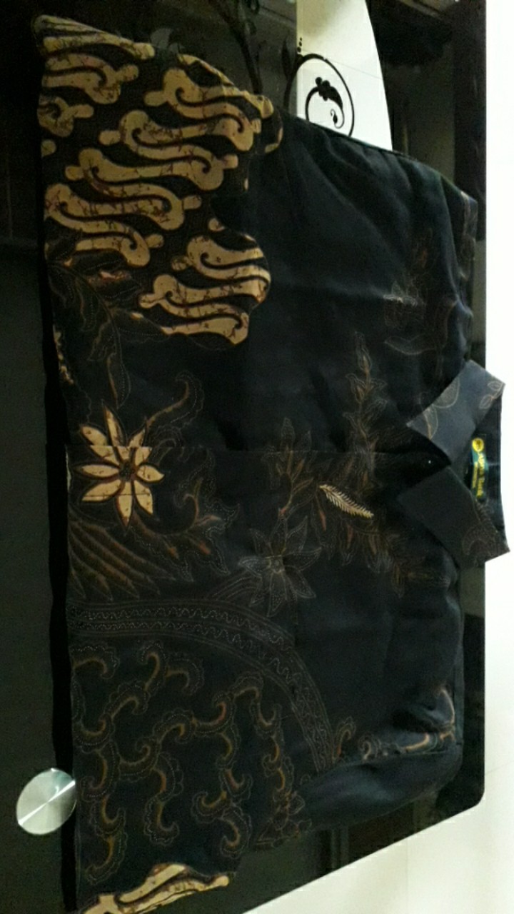 Baureksa Batik Lengan Pendek Full Furing Katun Halus Sragenan Hq Size M-xxl Batik Solo