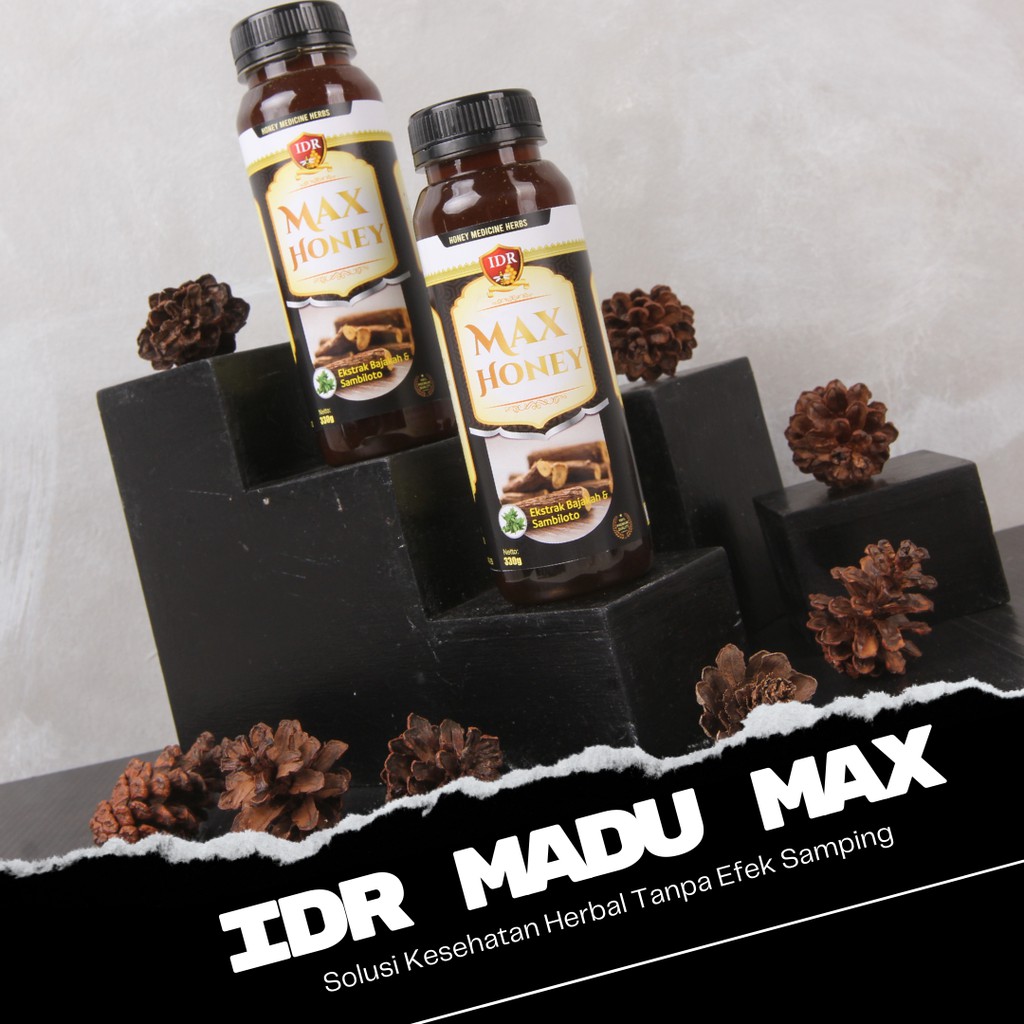 IDR Madu Max  Obat Benjolan Tenggorokan   330 gram