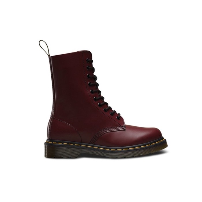 Dr MARTENS 1490 Smooth Cherry Red ORIGINAL 100% - 36