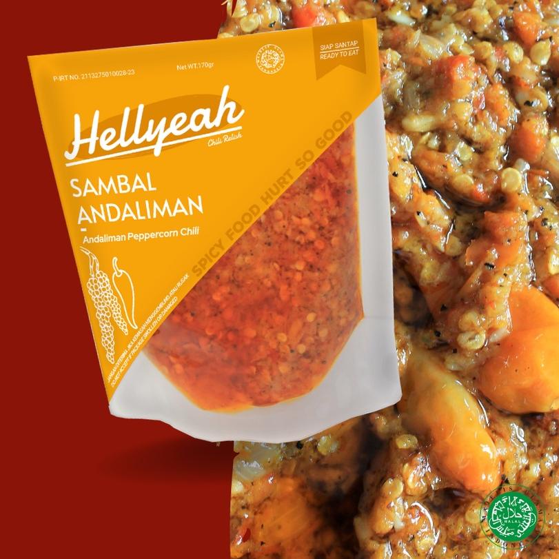 

✭ Hellyeah Sambal Andaliman 170 gram ☟