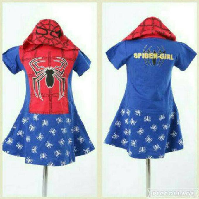 Kostum baju anak perempuan spidergirl (spiderman perempuan) "HARGA PROMO"