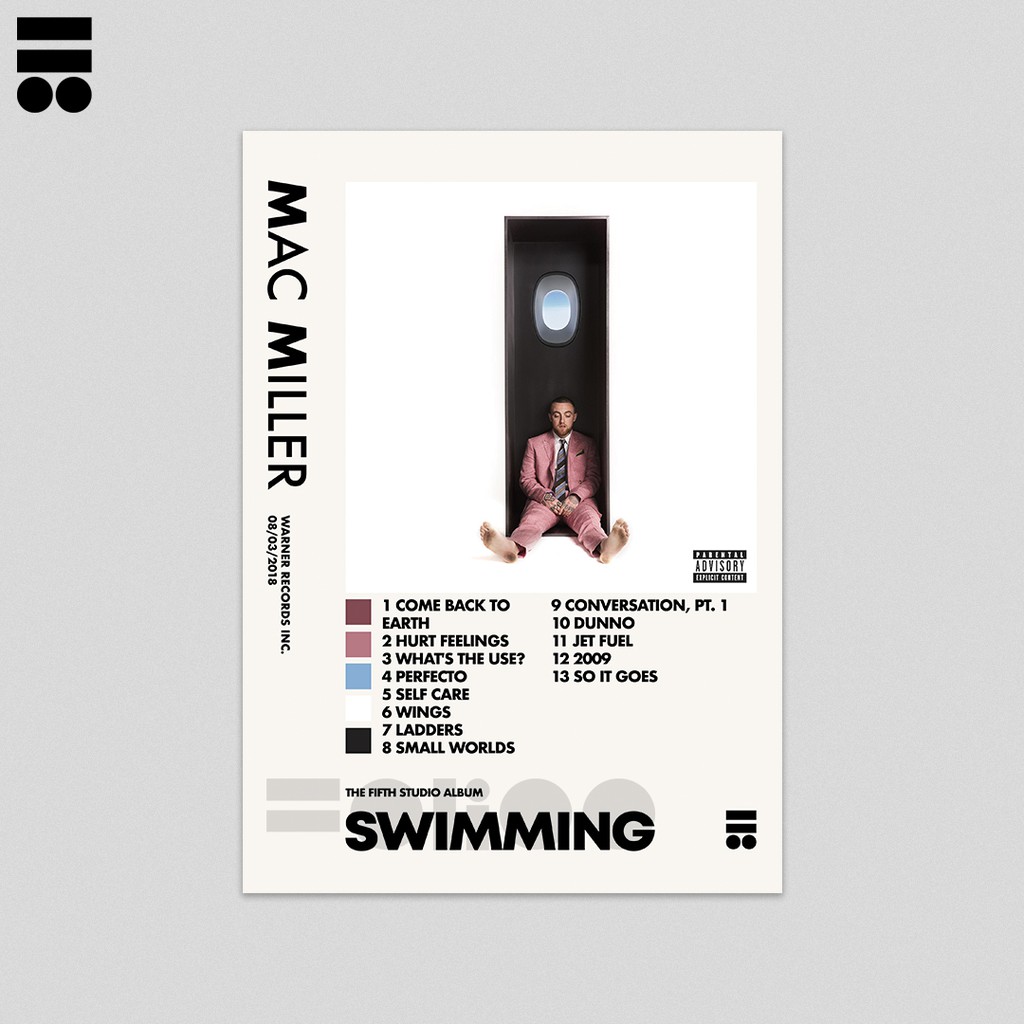 Mac Miller - Swimming Poster